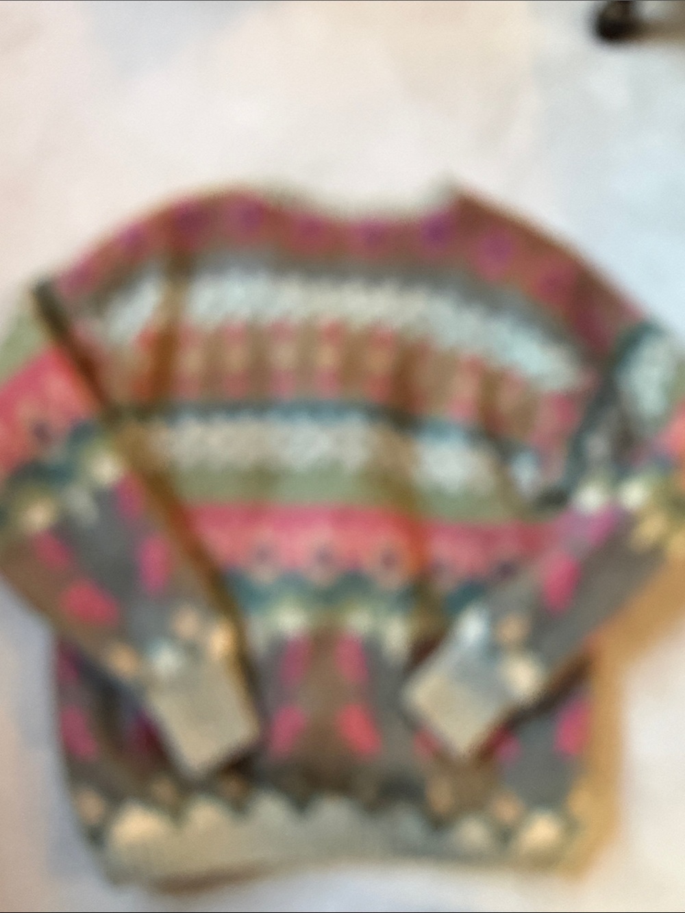 Vintage Colorful Cardigan! - Picture 3 of 5